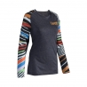 LEATT KOSZULKA ROWEROWA (DAMSKA) MTB ALLMTN 3.0 JERSEY WOMEN STRIPES KOLOR SZARY/MULTICOLOR ROZMIAR L