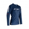 LEATT KOSZULKA ROWEROWA MTB ENDURO 4.0 JERSEY DENIM KOLOR GRANATOWY ROZMIAR XXL