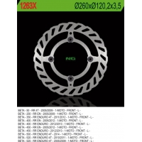 NG TARCZA HAMULCOWA PRZÓD BETA 50/350/400/450/498/500 RR ENDURO (260X120,2X3,5) (4X8,5MM) WAVE 4 OTWORY