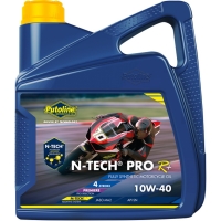 PUTOLINE OLEJ SILNIKOWY 4T 100% SYNTETYK N-TECH® PRO R+ 10W40 4L (AKC)