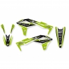 BLACKBIRD WYPRZEDAŻ KOMPLET NAKLEJEK (OKLEIN) KAWASAKI KX 250F '17-'20 DREAM 4 KOLOR ZIELONY CZARNY