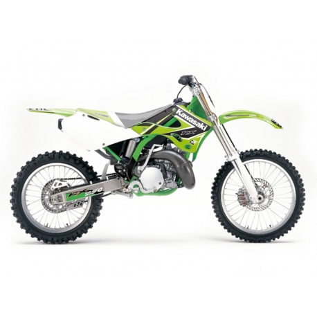 BLACKBIRD KOMPLET NAKLEJEK (OKLEIN) KAWASAKI KX 125/250 '99-'02 DREAM 4 KOLOR ZIELONY CZARNY