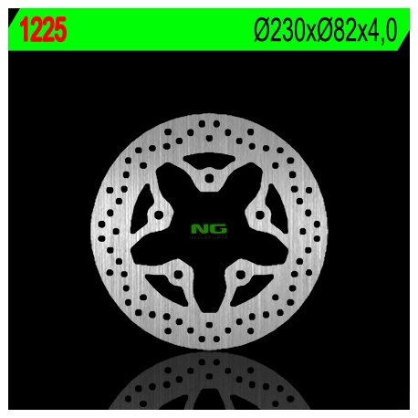 NG TARCZA HAMULCOWA TYŁ KAWASAKI ZXR 750 '91-'95, ZX 7R '96-'99, ZX 9R '94-'97, GTR 1000 '86-'93, ZR 1100 '96-'98 (230X82X4) (5X