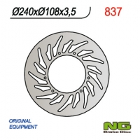 NG TARCZA HAMULCOWA PRZÓD YAMAHA DT 50R 03-08, XT 125R 05-08, MBK 50X-LIMIT 03-05 (240X108X3,5) (6X6,5MM)