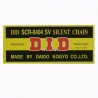 DID ŁAŃCUSZEK ROZRZĄDU SCR0404SV-102 (102-OGNIW) ZAKUTY (ZAMKNIĘTY)