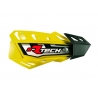RACETECH (RTECH) OSŁONY RĄK (HANDBARY) FLX CROSS/ENDURO KOLOR ŻÓŁTY (Z 2 RODZAJAMI MOCOWAŃ DO KIEROWNICY ORAZ MANETEK)