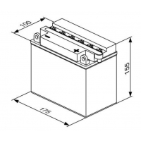 M AKUMULATOR YB16L-B (BEZ ELEKTROLITU)