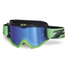 PROGRIP GOGLE PG3201-138 FL ATZAKI KOLOR CZARNY ZIELONY (SZYBA PG 3246C NIEBIESKA LUSTRZANA ANTISCRATCH, NO FOG, ANTI UV) (3201-