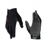 LEATT NOWOŚĆ RĘKAWICE ROWEROWE (DAMSKIE) MTB 1.0 GRIPR WOMEN GLOVE STEALTH KOLOR CZARNY ROZMIAR XS
