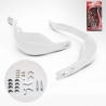 BIKETEC PARTS OSŁONY RĄK (HANDBARY) ALU KOLOR BIAŁY (Z MOCOWANIAMI 22MM I 28MM)
