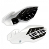 UFO OSŁONY RĄK (HANDBARY) FLAME HONDA CRF 250 '12-'17, CRF 450 '12-'16 KOLOR BIAŁY/CZARNY (Z MOCOWANIAMI)