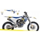 BLACKBIRD WYPRZEDAŻ KOMPLET NAKLEJEK (OKLEIN) HUSQVARNA TE/TC 400-570 '01-'04 DREAM 3 KOLOR NIEBIESKI ŻÓŁTY BIAŁY -