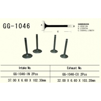 VESRAH ZAWÓR WYDECHOWY HONDA XR 650R '00-'07, TRX 700XX '08-'16 (2 NA POJAZD) (32,0X6,6X103,2 MM) (OEM: 14721-MBN-670) (1SZT.) (