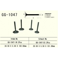 VESRAH ZAWÓR WYDECHOWY HONDA TRX 650/680 '03-'17 (2 NA POJAZD) (30,5X5,50X101,0 MM) (OEM: 14721-HN8-000,GG-HL3-A00) (1SZT.) (MAD