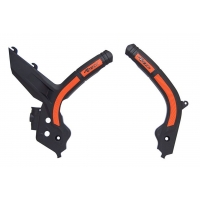 RACETECH (RTECH) OSŁONY RAMY (KOMPLET) BI-MATERIAL SUPER GRIP KTM SX 125/150/250 '19-21, SXF 250/350/450 '19-21, SXF 450 '18-21,