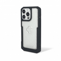 CUBE WYPRZEDAŻ X-GUARD ETUI NA TELEFON DO TELEFONU IPHONE 13 PRO MAX KOLOR PRZEŹROCZYSTY / CZARNY (MOCOWANIE DO KIEROWNICY DOSTĘ