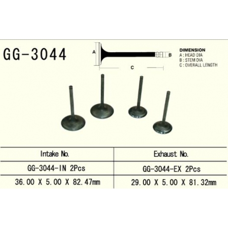 VESRAH ZAWÓR WYDECHOWY SUZUKI DRZ 400 '00-'13, LTZ 400 '03-'13 (2 NA POJAZD) (OEM: 12005-S004,12912-29F00) (1SZT.) (MADE IN JAPA