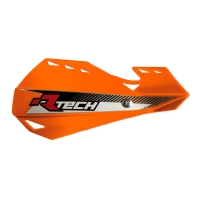 RACETECH (RTECH) OSŁONY RĄK (HANDBARY) DUAL EVO KOLOR POMARAŃCZOWY (Z MOCOWANIAMI DO KIEROWNICY)