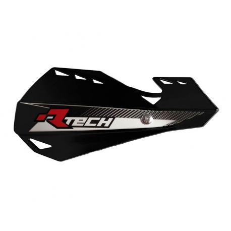 RACETECH (RTECH) OSŁONY RĄK (HANDBARY) DUAL EVO KOLOR CZARNY (Z MOCOWANIAMI DO KIEROWNICY)