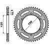PBR ZĘBATKA TYLNA 445442C45 KTM 950/990/1190 ADVENTURE / R LC8 03-13 (JTR899.42) (ŁAŃC. 525)