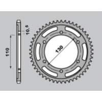 GROSSKOPF PROMOCJA ZĘBATKA TYLNA 241 48 YAMAHA YZF-R6 '03-'05,YZF- R6 S '06-'10 (KONWERSJA NA ŁAŃCUCH 530) (JTR479.48)