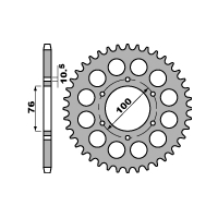 PBR ZĘBATKA TYLNA 816 38 C45 SUZUKI GR 650 X TEMPER 83-86 (ŁAŃC. 530) (JTR816.38)