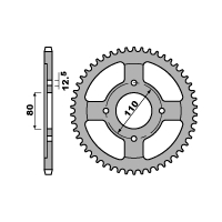 PBR ZĘBATKA TYLNA 284 39 C45 HONDA CB650SC`80-81 (JTR284.39) (ŁAŃC. 530)