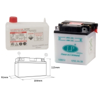 LANDPORT AKUMULATOR 12N5,5A-3B (MD 12N5,5A-3B) 12V 5,5AH 105X91X115 OBSŁUGOWY - ELEKTROLIT OSOBNO (4) UE2019/1148