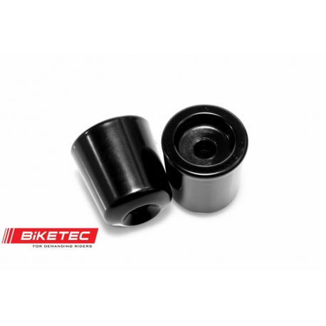 BIKETEC KOŃCÓWKI/CIĘŻARKI KIEROWNICY KAWASAKI (PATRZ OPIS DODATKOWY) KOLOR CZARNY 2404010000, OEM: 13042-1005