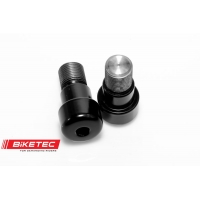 BIKETEC KOŃCÓWKI/CIĘŻARKI KIEROWNICY YAMAHA (PATRZ OPIS DODATKOWY) KOLOR CZARNY 2408030000, OEM: 5D7-F6246-10-00