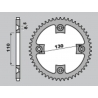 JR ZĘBATKA TYLNA ALUMINIOWA (ANODOWANA) 4306 56 HONDA CR 80 / 85 '85-'07 KOLOR CZERWONY (ŁAŃC. 420)