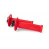 RACETECH (RTECH) MANETKI R20 LOCK-ON (22+25MM) KOLOR CZERWONY NEON + 8 ADAPTERÓW ROLGAZU