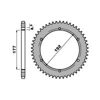 PBR ZĘBATKA TYLNA 223 53 C45 HUSQVARNA WR 125/250/400 79-88 (ŁAŃC. 520)