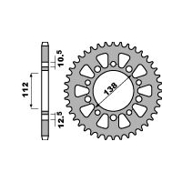 PBR ZĘBATKA TYLNA 4384 43 C45 HONDA CB500F/R/X 13-15 (JTR1316.43) (+2) (ŁAŃC.520)