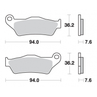 SBS KLOCKI HAMULCOWE KH181 OFF-ROAD SINTER KOLOR ZŁOTY