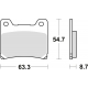 TRW LUCAS KLOCKI HAMULCOWE KH88 ORGANIC YAMAHA TZR 125 88-00, FZR 600 89-95, YZF 600 96-02, FZ 750 85-94, XV 750 89-92, YZF 750 