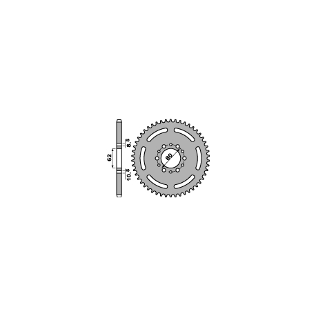PBR ZĘBATKA TYLNA 845 45 F YAMAHA SR 250 (79-84) (ŁAŃC. 520) (JTR845.45)