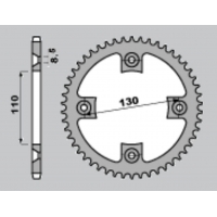 GROSSKOPF PROMOCJA ZĘBATKA TYLNA ALUMINIOWA 4306 51 HONDA CR 85 '03-'07, CRF 150 '07-'22 (+1) KOLOR CZARNY