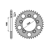 PBR ZĘBATKA TYLNA 4443 35 C45 DUCATI 749 R 04-05 (ŁAŃC. 525) (JTR744.35)