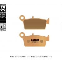 GALFER KLOCKI HAMULCOWE KH131 SPIEK METALICZNY (ZŁOTE) OFF ROAD