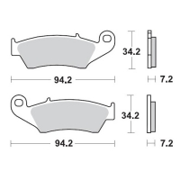 MOTO-MASTER KLOCKI HAMULCOWE KH185 / KH389 SINTER METAL OEM: 11 (SINTERPRO RACING) BETA RR 2T 125/200 '19-, RR 2T 250/300 '13-, 