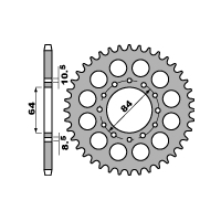 PBR ZĘBATKA TYLNA 811 40 C45 SUZUKI LTZ 400 03-08 (JTR1826.40) (KSF400) (ŁAŃC. 520)