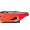 LEATT DASZEK DO KASKU ROWEROWEGO VISOR MTB 4.0 V22.1 CORAL KOLOR POMARAŃCZOWY/CZARNY ROZMIAR L/XL (CZĘŚCI ZAMIENNE)
