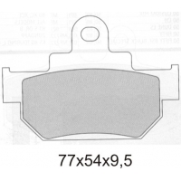 GALFER KLOCKI HAMULCOWE KH106/2 SPIEK METALICZNY (ZŁOTE) WYPRZEDAŻ (GRUBOŚĆ 9,5MM)