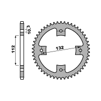 PBR ZĘBATKA TYLNA 4485 38 C45 KYMCO KXR, KXU, MAXXER, MXU 250/300 '02-'15 (ŁAŃC. 520)