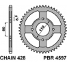 PBR ZĘBATKA TYLNA 4597 42 C45 HONDA CBF 125 09-14 (JTR1219.42) (ŁAŃC. 428)