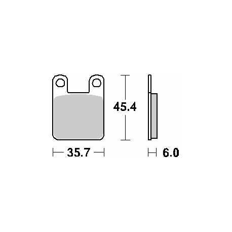 SBS PROMOCJA KLOCKI HAMULCOWE KH115 STREET CERAMIC KOLOR CZARNY