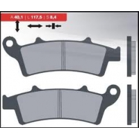 BRENTA KLOCKI HAMULCOWE KH324 SPIEK METALICZNY (ZŁOTE) (FT 4096)