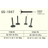 VESRAH ZAWÓR SSĄCY HONDA TRX 650/680 '03-'17 (2 NA POJAZD) (34,5X5,50X102,6 MM) (OEM: 14711-HN8-000) (1SZT.) (MADE IN JAPAN)