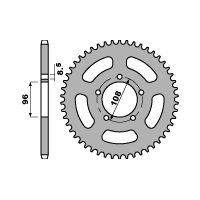 PBR ZĘBATKA TYLNA 1516 40 C45 (ŁAŃC. 520)